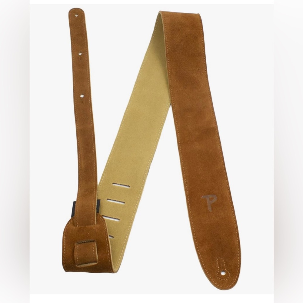 Perri's Suede Leather Adjustable Guitar Strap new